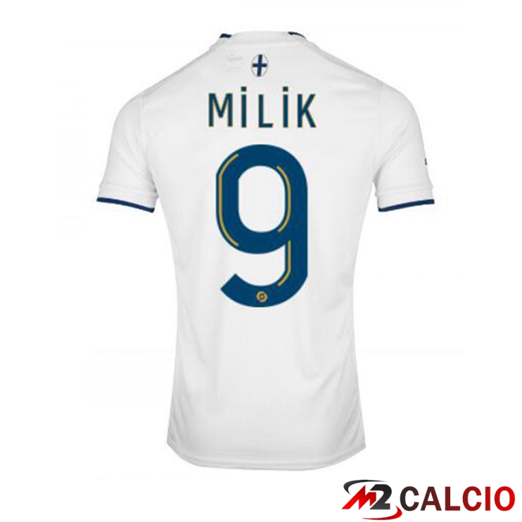 Maglie Calcio Marsiglia OM (MILIK 9) Prima Bianco 2022/2023