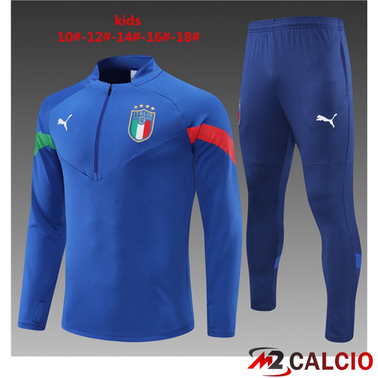 Tuta Calcio Italia Bambino Blu 2022/2023