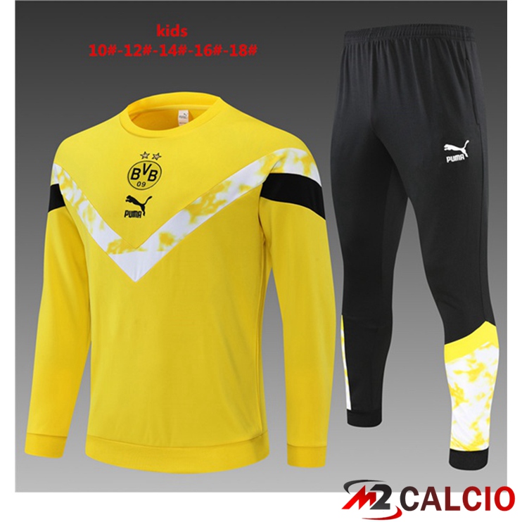 Tuta Calcio Dortmund BVB Bambino Giallo 2022/2023