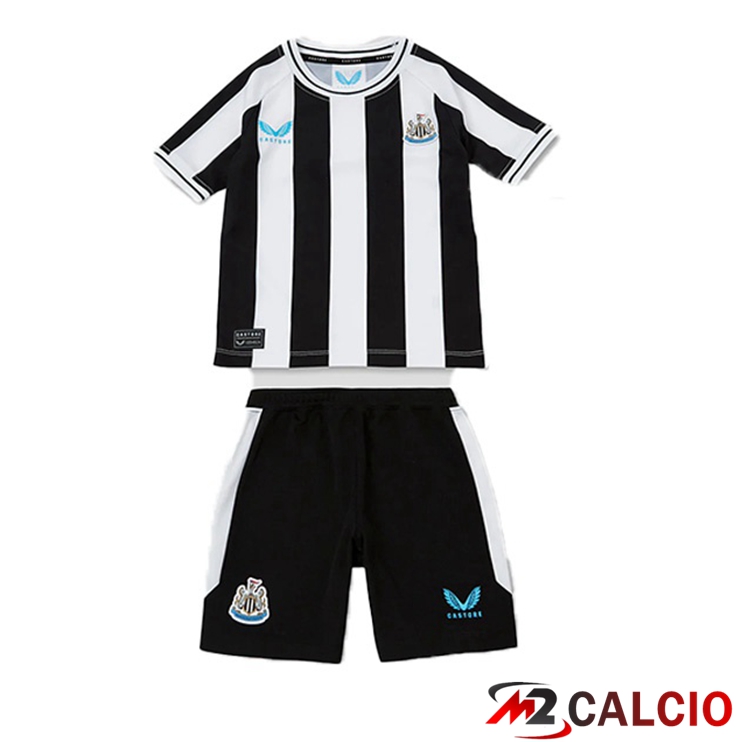 Maglie Calcio Newcastle United Bambino Prima Nero Bianco 2022/2023