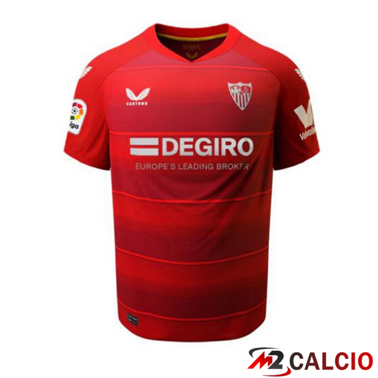 Maglie Calcio Sevilla FC Seconda Rosso 2022/2023