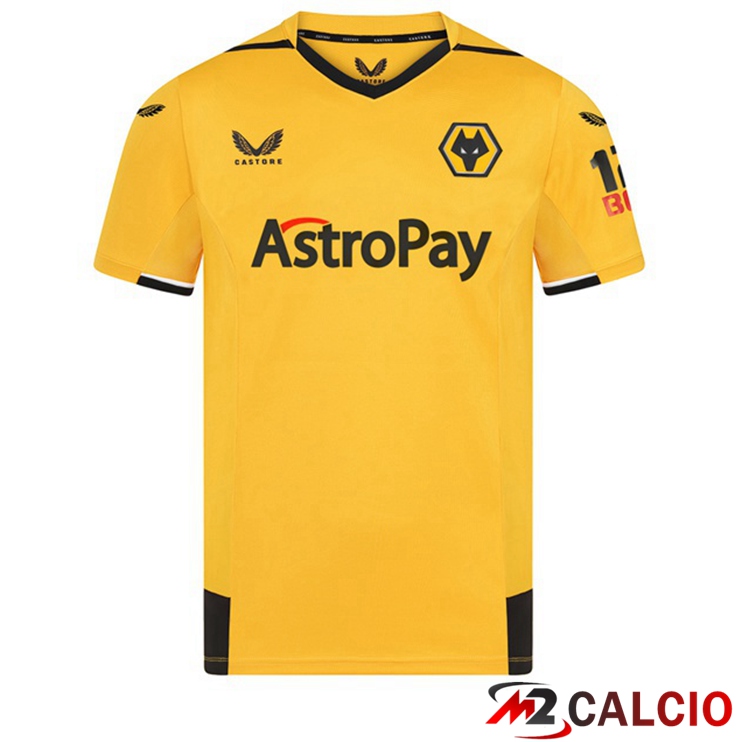 Maglie Calcio Wolves Prima Giallo 2022/2023