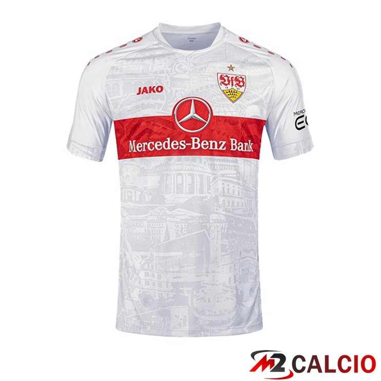 Maglie Calcio VfB Stuttgart Prima Bianco 2022/2023