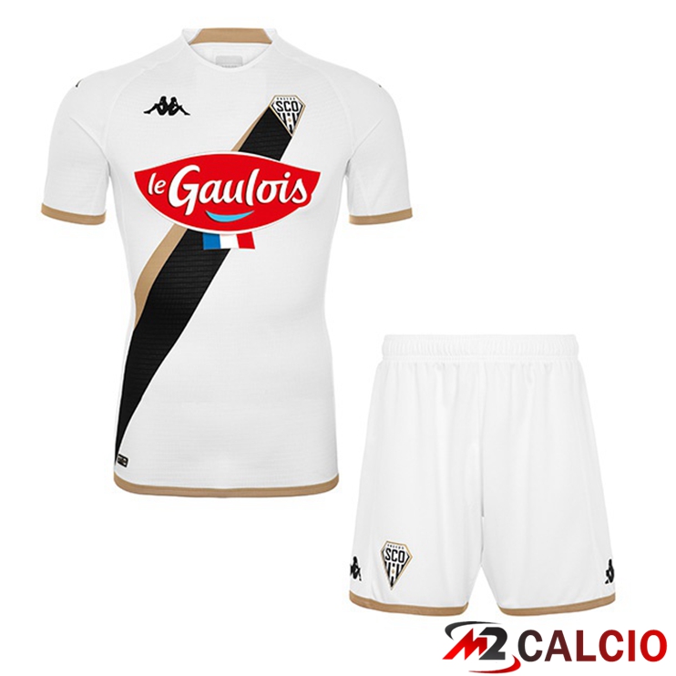 Maglie Calcio Angers SCO Bambino Seconda Bianco 2022/2023