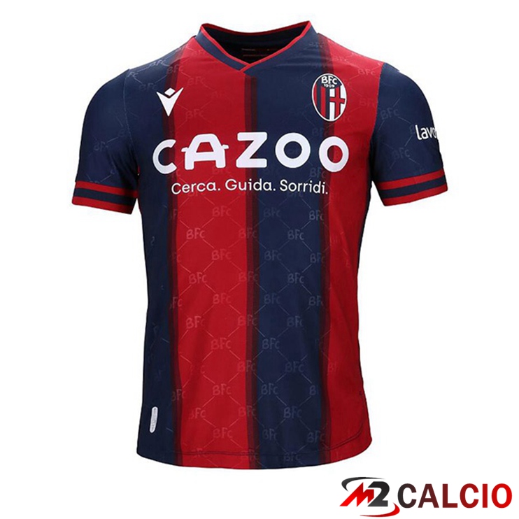 Maglie Calcio Bologna Prima Rosso Blu 2022/2023