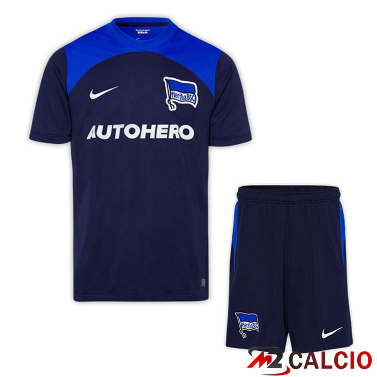 Maglie Calcio Hertha BSC Bambino Seconda Blu 2022/2023