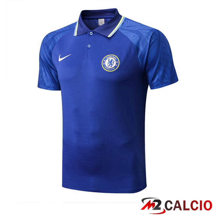 Maglia Polo FC Chelsea Uomo Blu 2022/2023