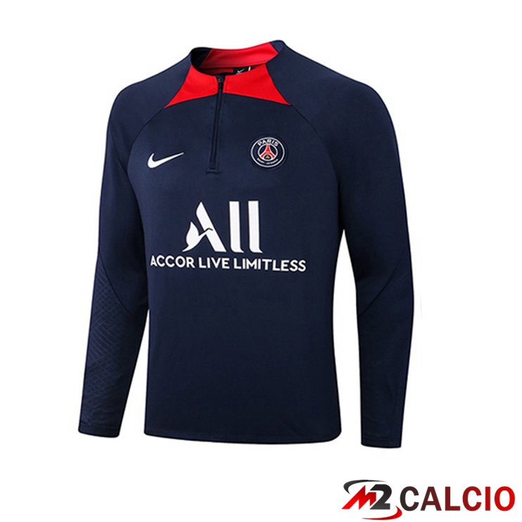 Felpe Allenamento Paris PSG Blu Royal 2022/2023