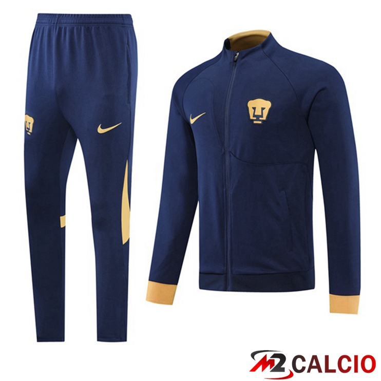 Insieme Tuta Calcio - Giacca Pumas UNAM Blu Royal 2022/2023