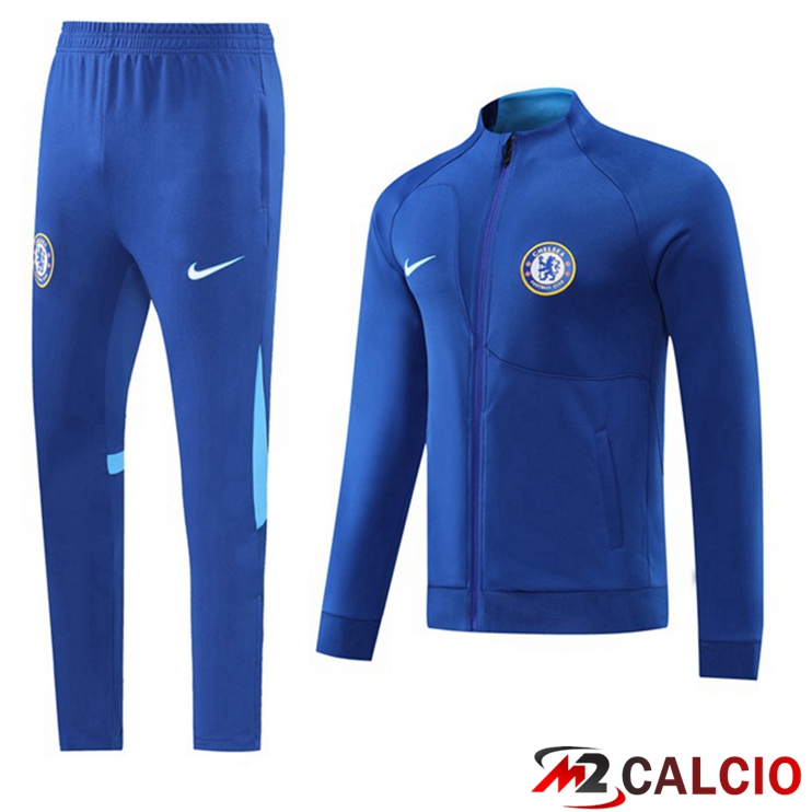 Insieme Tuta Calcio - Giacca FC Chelsea Blu 2022/2023