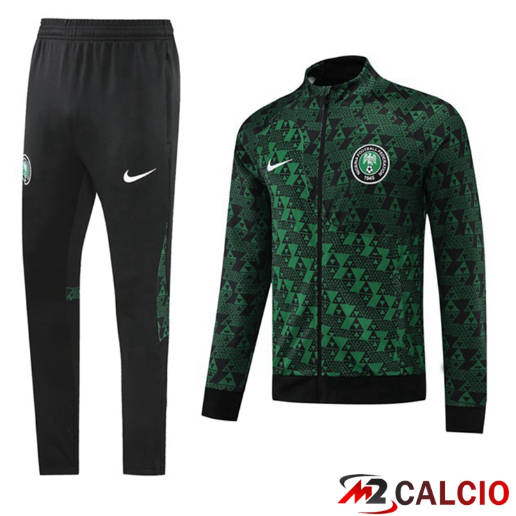 Insieme Tuta Calcio - Giacca Nigeria Verde 2022/2023