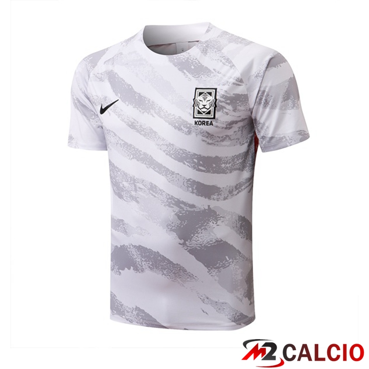 T Shirt Allenamento Corea Bianco 2022/2023
