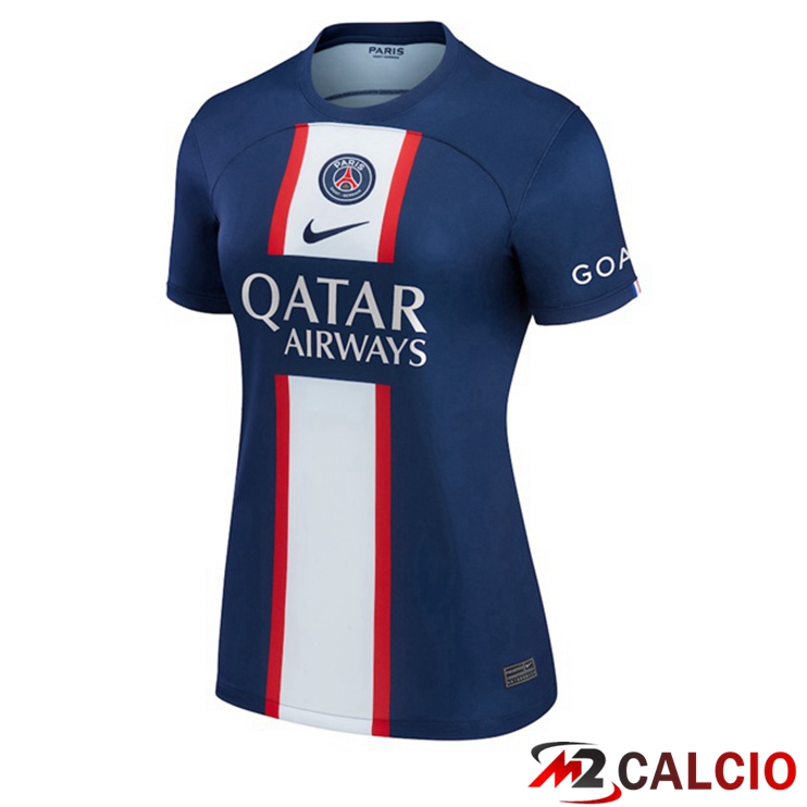 Maglie Calcio Paris PSG Donna Prima Blu Royal 2022/2023