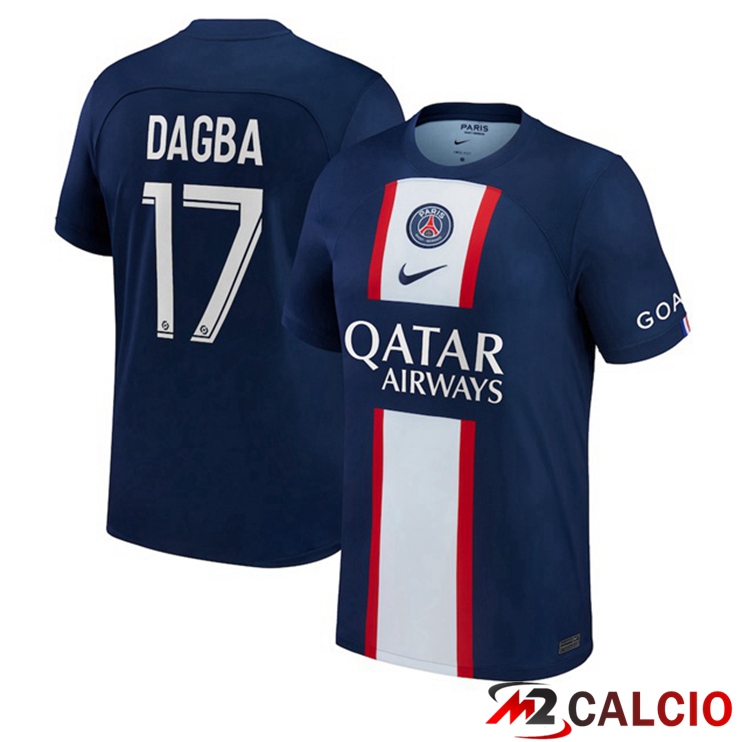 Maglie Calcio Paris PSG (Dagba 17) Prima Blu Royal 2022/2023