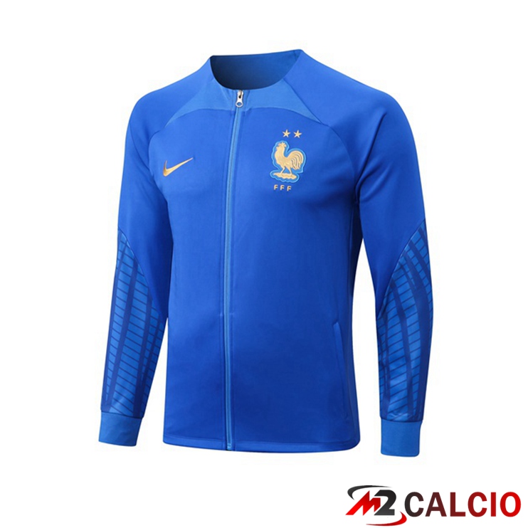 Giacca Calcio Francia Blu 2022/2023