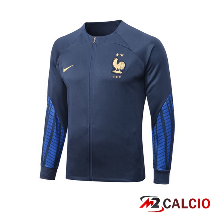 Giacca Calcio Francia Blu Royal 2022/2023