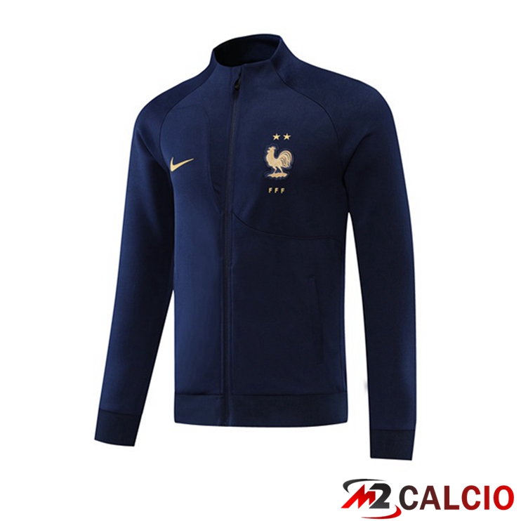 Giacca Calcio Francia Blu Royal 2022/2023