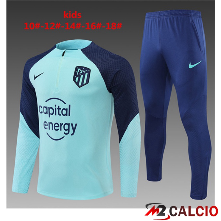 Tuta Calcio Atletico Madrid Bambino Blu 2022/2023