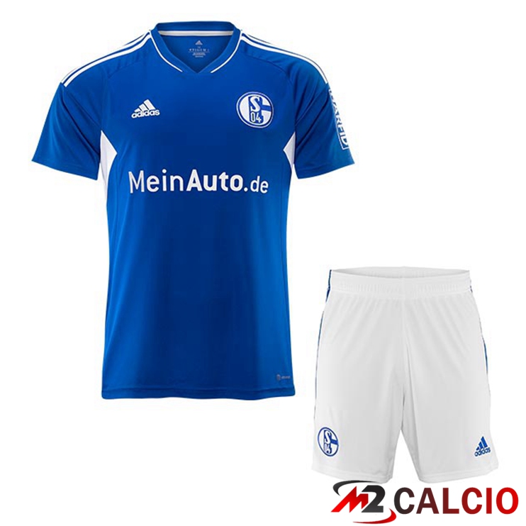 Maglie Calcio Schalke 04 Bambino Prima Blu 2022/2023