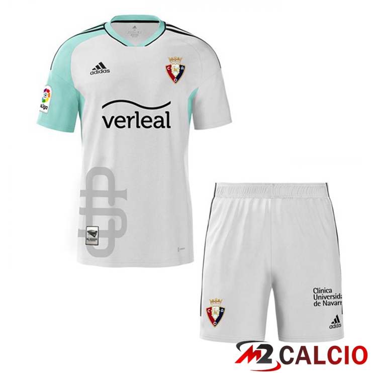 Maglie Calcio CA Osasuna Bambino Terza Bianco 2022/2023