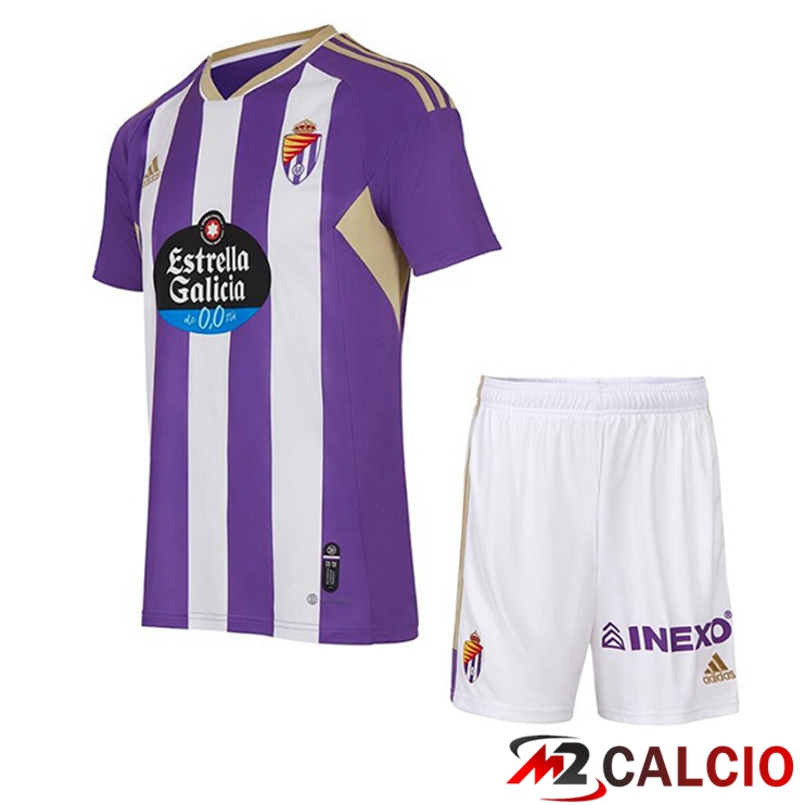 Maglie Calcio Real Valladolid Bambino Prima Viola 2022/2023
