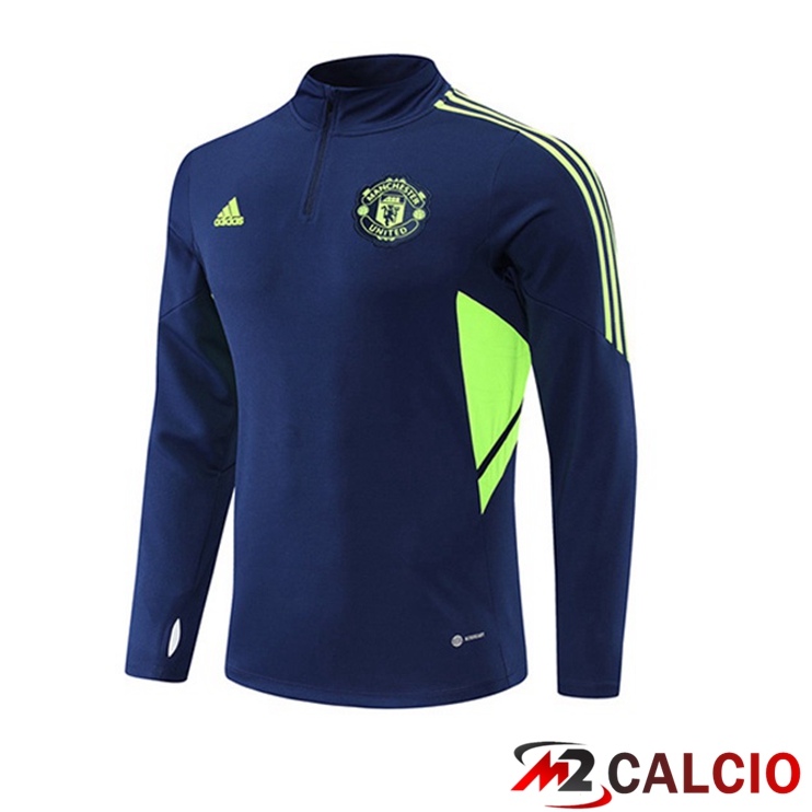 Felpa Allenamento Manchester United Blu Reale 2022/2023