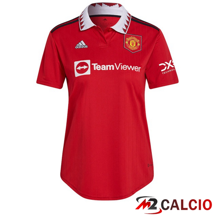 Maglie Calcio Manchester United DonnaPrima Rosso 2022/2023