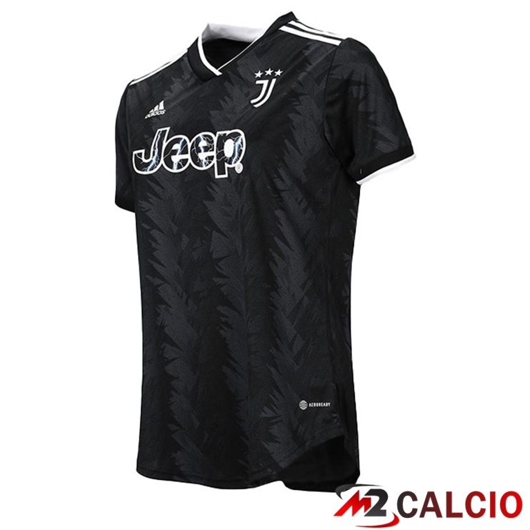 Maglie Calcio Juventus Donna Seconda Nero 2022/2023