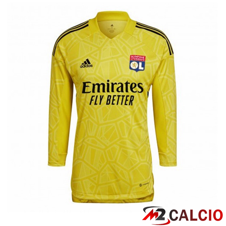 Maglie Calcio Lyon OL Portiere Manica Lunga Giallo 2022/2023