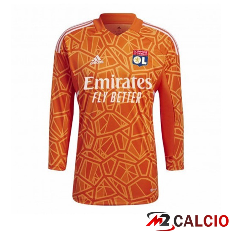 Maglie Calcio Lyon OL Portiere Manica Lunga Arancia 2022/2023