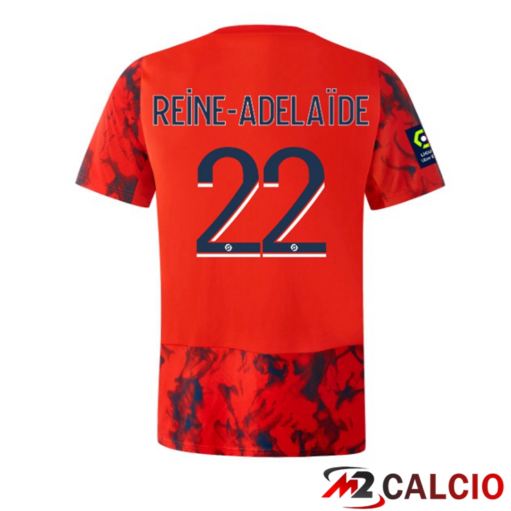 Maglie Calcio Lyon OL (REINE-ADELAÏDE 22) Seconda Rosso 2022/2023
