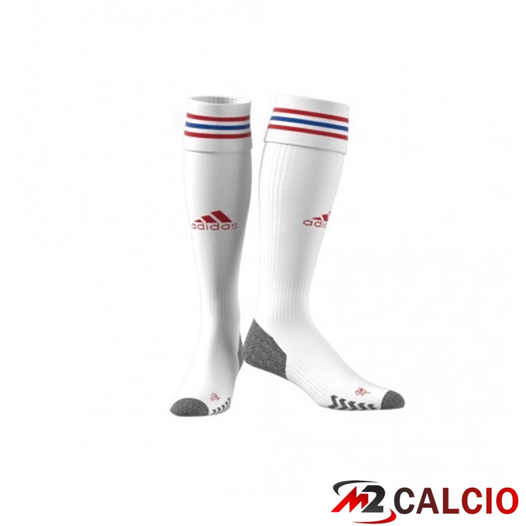 Calzini Calcio Lyon OL Prima Bianco 2022/2023