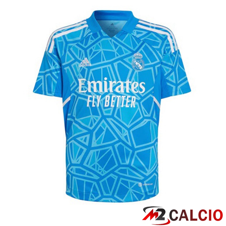 Maglie Calcio Real Madrid Portiere Blu 2022/2023