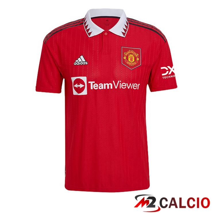 Maglie Calcio Manchester United Prima Rosso 2022/2023