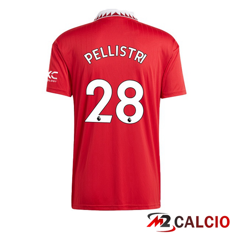Maglie Calcio Manchester United (PELLISTRI 28) Prima Rosso 2022/2023