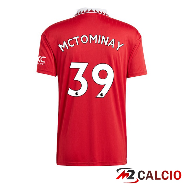 Maglie Calcio Manchester United (MCTOMINAY 39) Prima Rosso 2022/2023