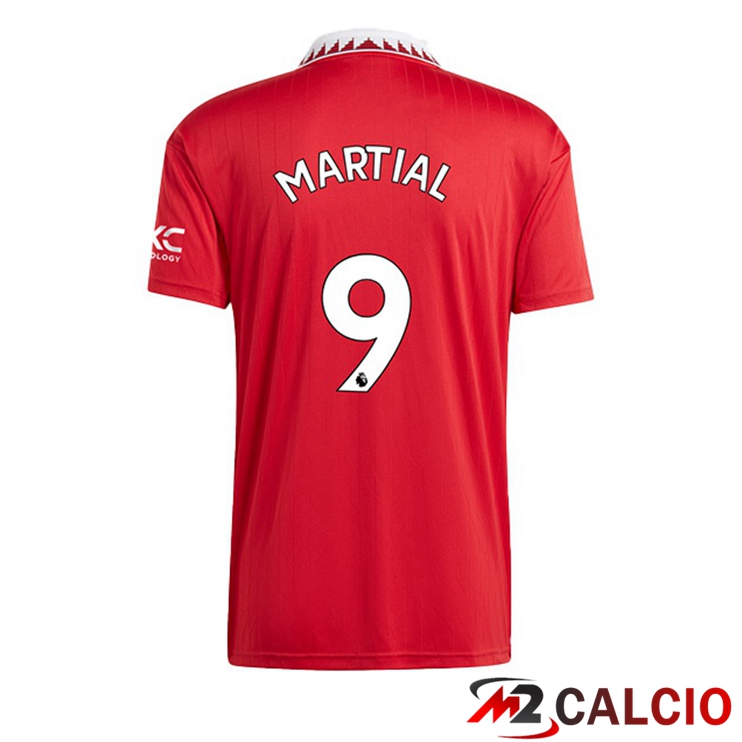 Maglie Calcio Manchester United (MARTIAL 9) Prima Rosso 2022/2023
