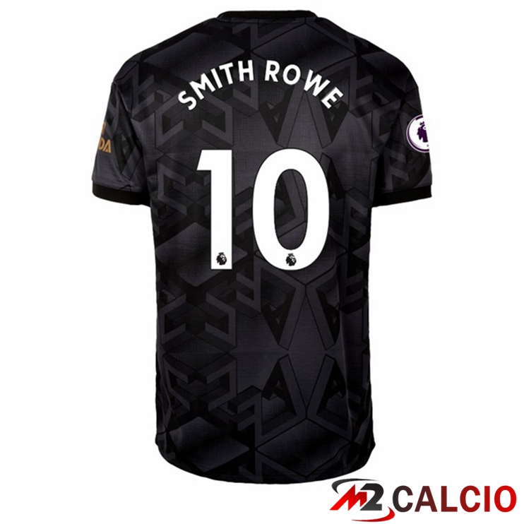 Maglie Calcio Arsenal (SMITH ROWE 10) Seconda Nero 2022/2023