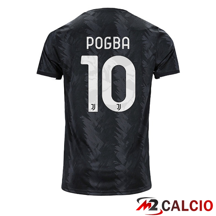 Maglie Calcio Juventus (POGBA 10) Seconda Nero 2022/2023