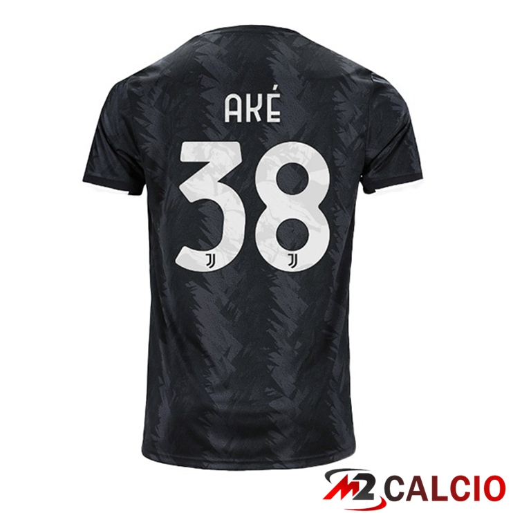 Maglie Calcio Juventus (AKÉ 38) Seconda Nero 2022/2023
