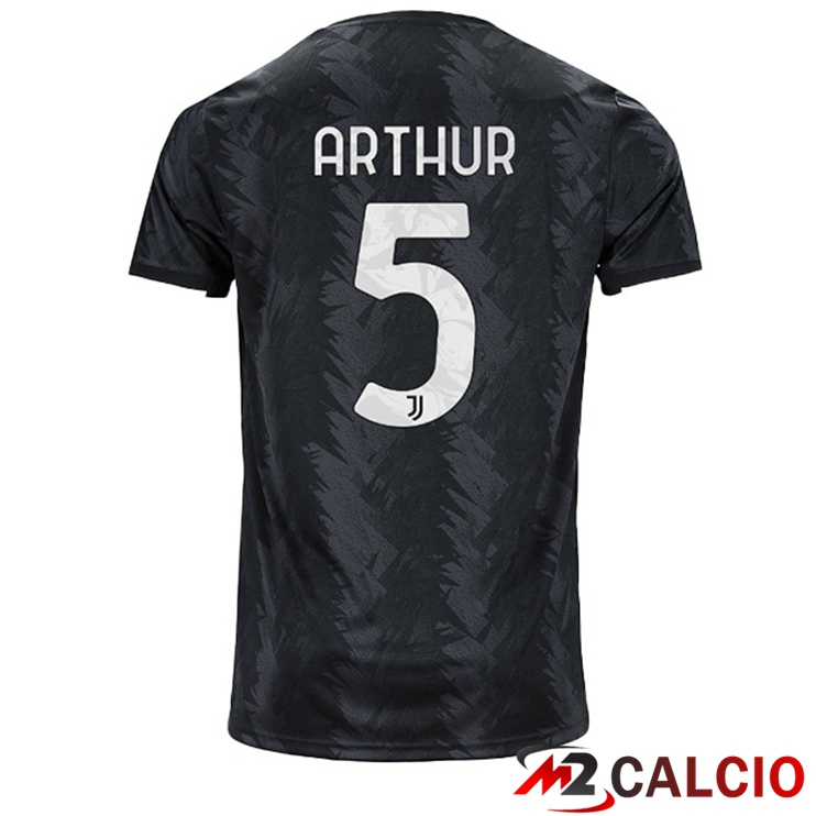 Maglie Calcio Juventus (ARTHUR 5) Seconda Nero 2022/2023