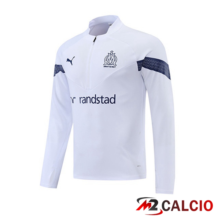 Felpa Allenamento Marsiglia OM Bianco 2022/2023