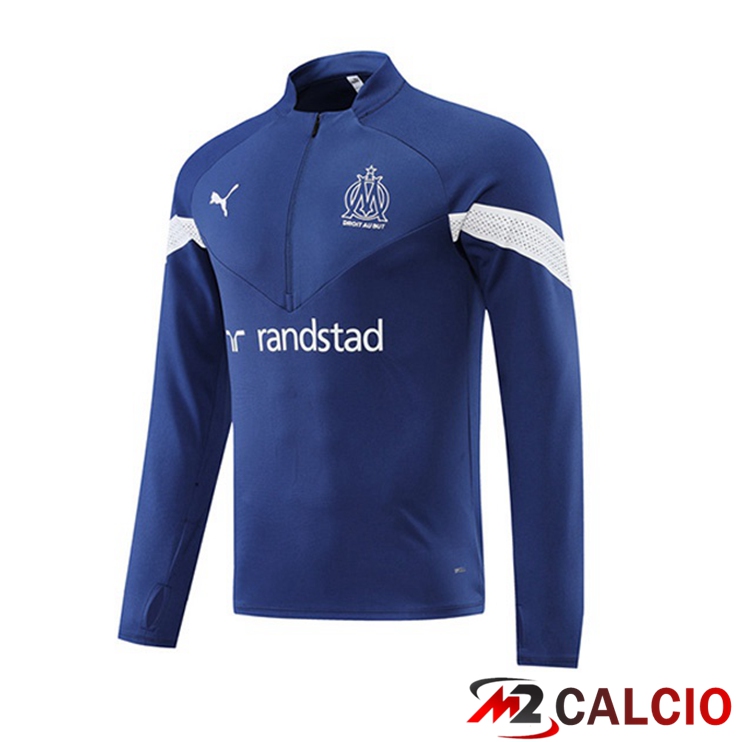 Felpa Allenamento Marsiglia OM Blu Reale 2022/2023