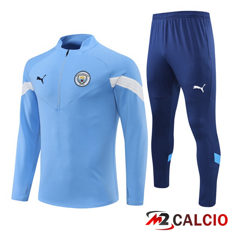 Insieme Tuta Calcio Manchester City Blu 2022/2023