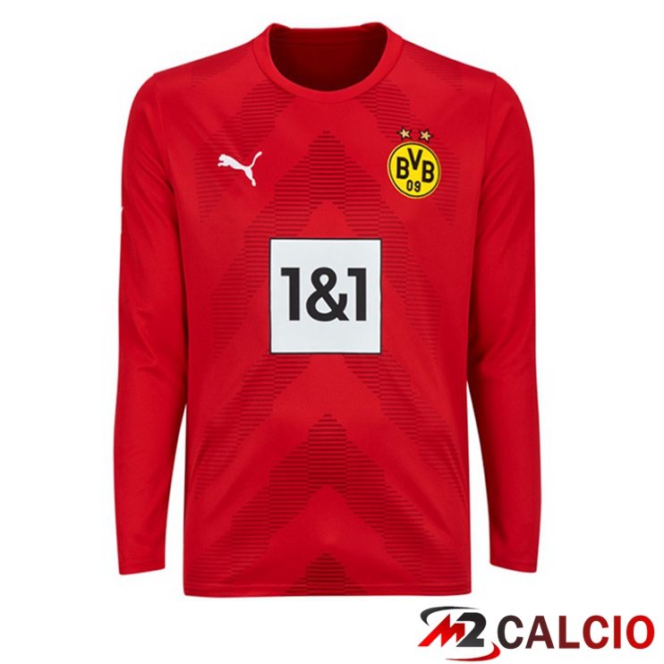 Maglie Calcio Dortmund BVB Portiere Manica Lunga Rosso 2022/2023
