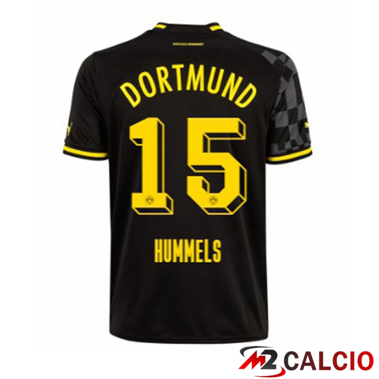 Maglie Calcio Dortmund BVB (Hummels 15) Seconda Nero 2022/2023