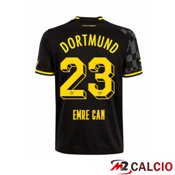 Maglie Calcio Dortmund BVB (Emre Can 23) Seconda Nero 2022/2023