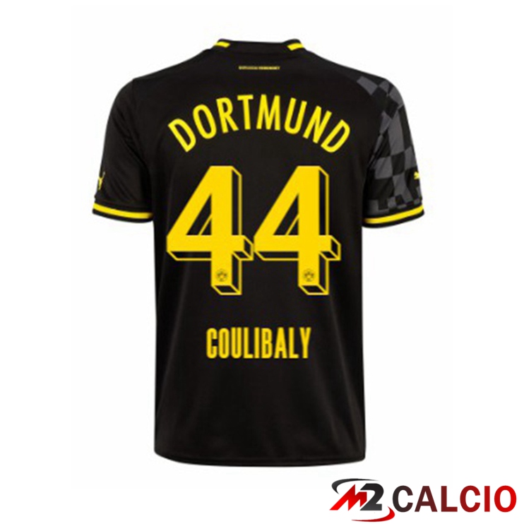 Maglie Calcio Dortmund BVB (Coulibaly 44) Seconda Nero 2022/2023