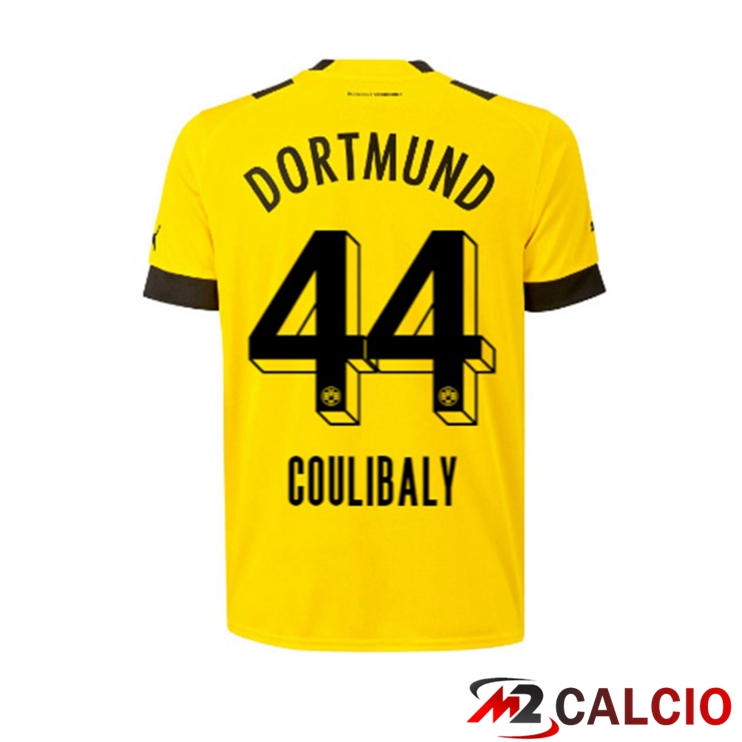 Maglie Calcio Dortmund BVB (Coulibaly 44) Prima Giallo Giallo 2022/2023