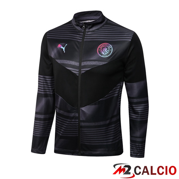 Giacca Calcio Manchester City Nero 2022/2023